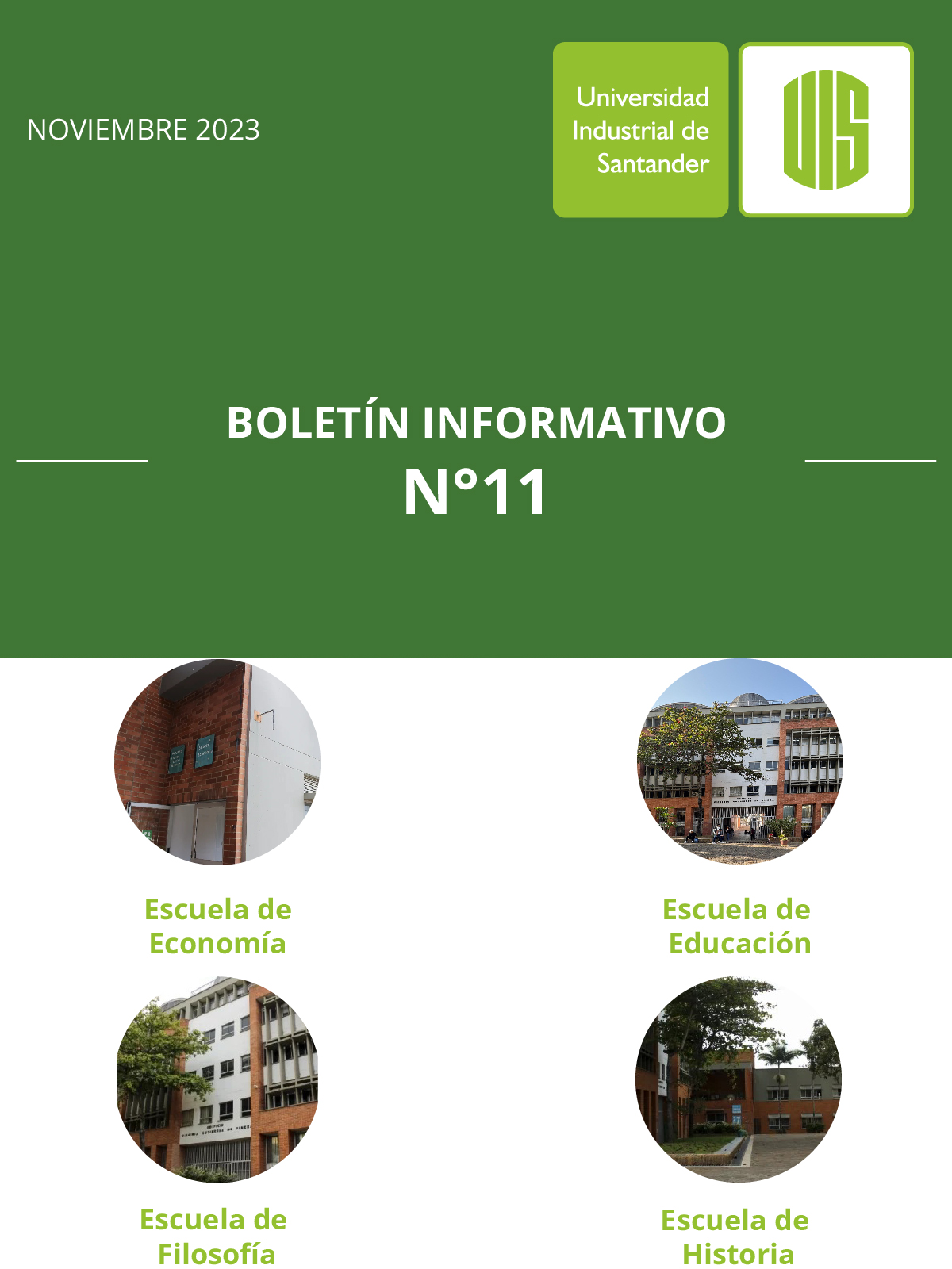 Boletin facultad ciencias humanas 11 noviembre 2023