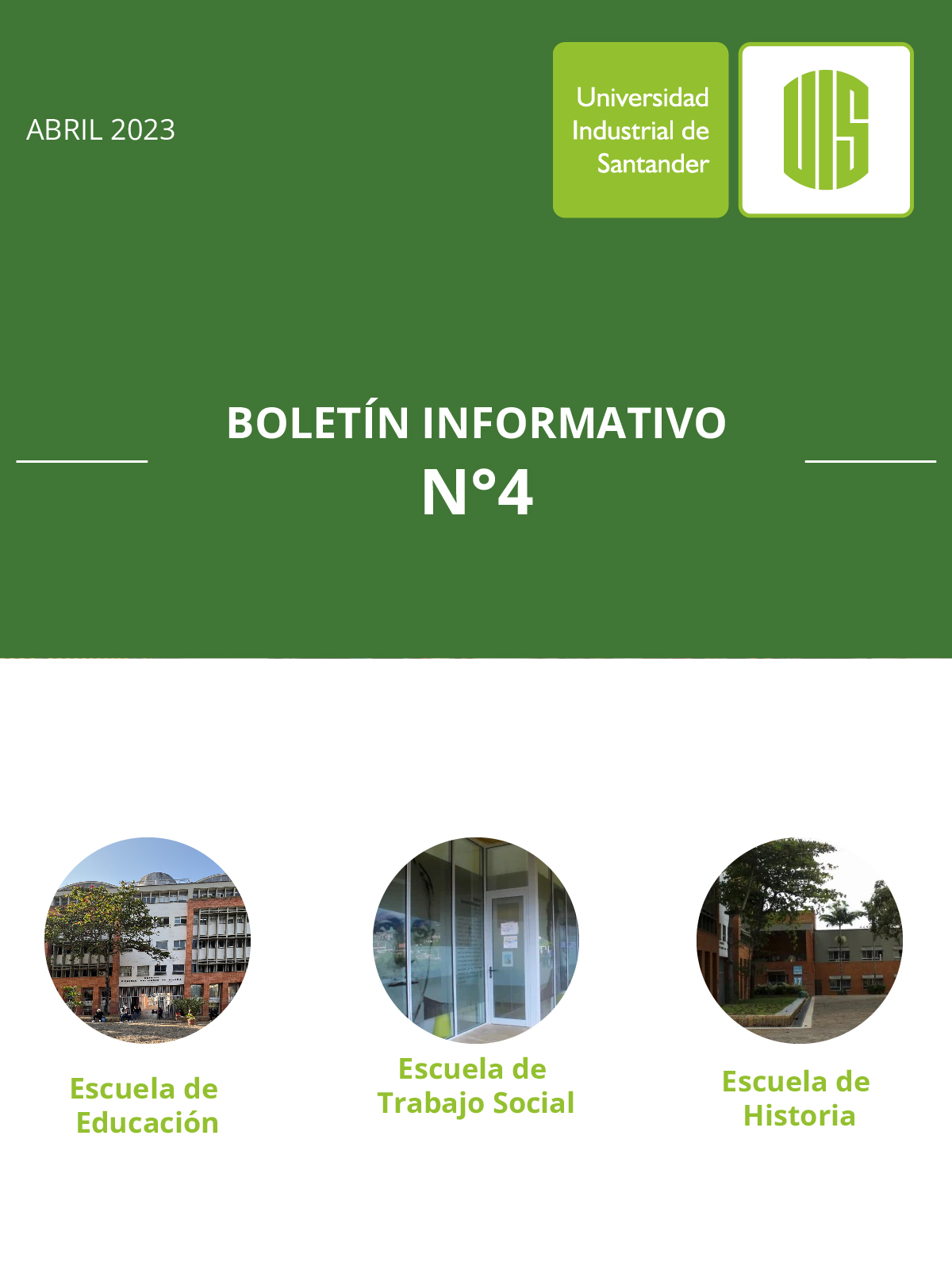 Boletin facultad ciencias humanas 4 abril -2023