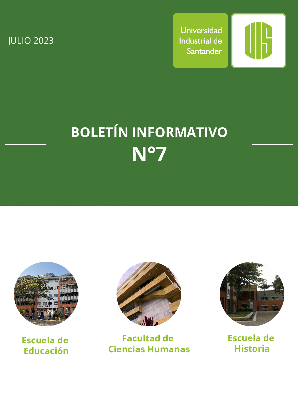 Boletin facultad ciencias humanas 7 julio -2023