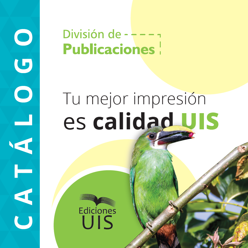 Portada del catálogo de servicios de la División de Publicaciones